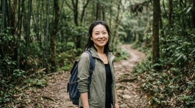 Ren Xiaolu, Hunan routes researcher who guides and verifies the zhangjiajie national forest park tours flight